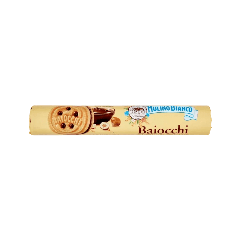 Baiocchi alla Nocciola Mulino Bianco – Tubo 168g - Koekjes - Mulino Bianco