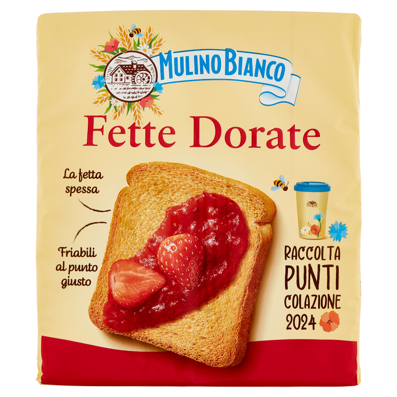 Mulino Bianco Fette Biscottate Dorate x36 - 315 gr