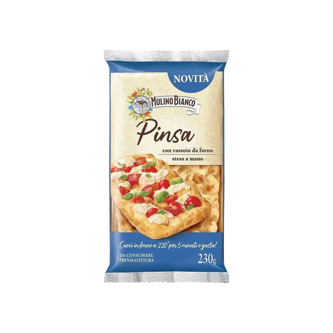 Mulino Bianco Pinsa 230 g, base da farcire con vassoio da forno