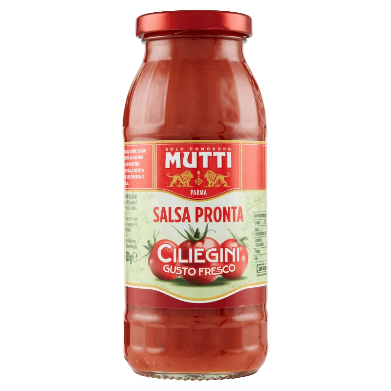 Mutti Salsa Pronta Ciliegini - 300 gr - Passate e Tomaten in scatola - Mutti