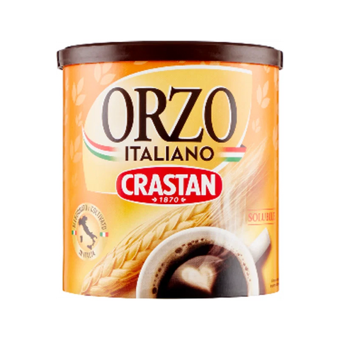 Crastan Orzo Italiano Solubile 120 g, barattolo di orzo tostato solubile