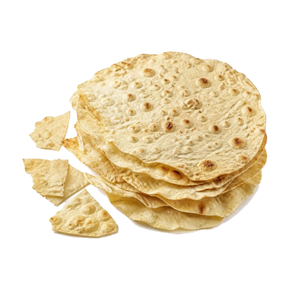 Sfoglie di pane carasau, esempio di presentazione