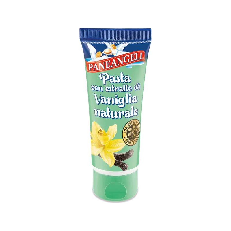Paneangeli Pasta met Natuurlijk Vanille-extract 50 g, groene tube met vanillebloem