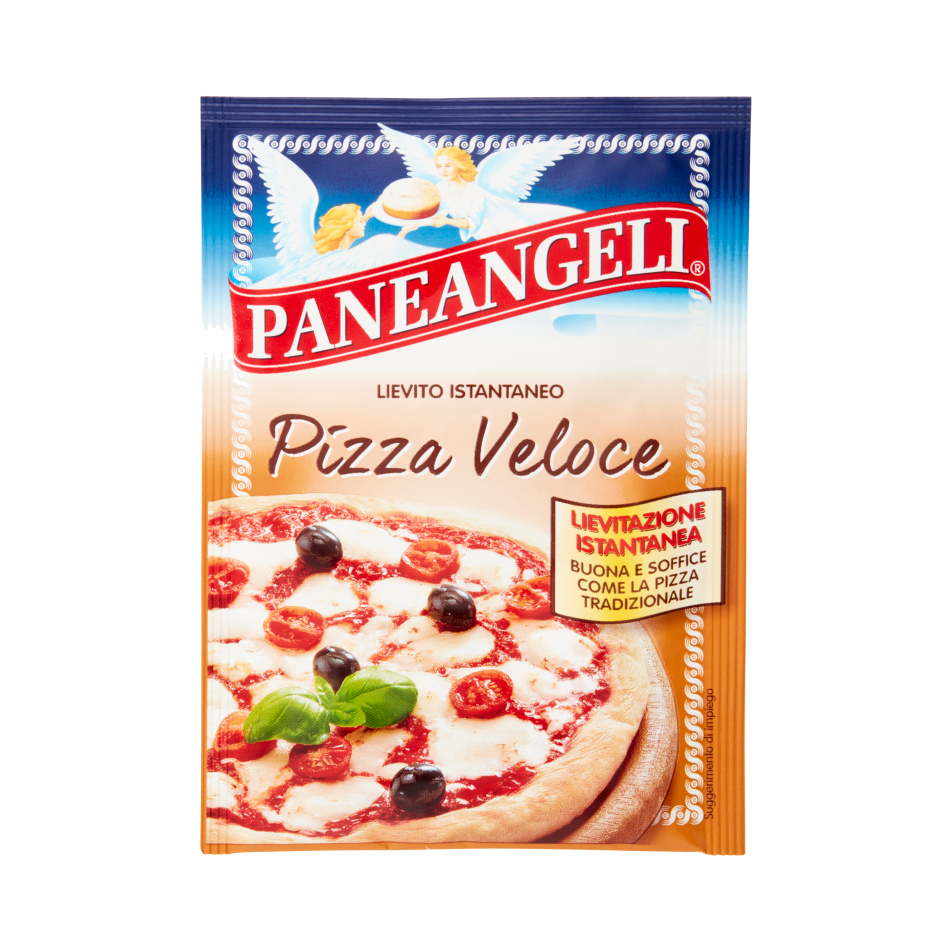 Paneangeli Lievito Istantaneo Pizza Veloce 26 gr - Preparati per Zoetwaren - Paneangeli