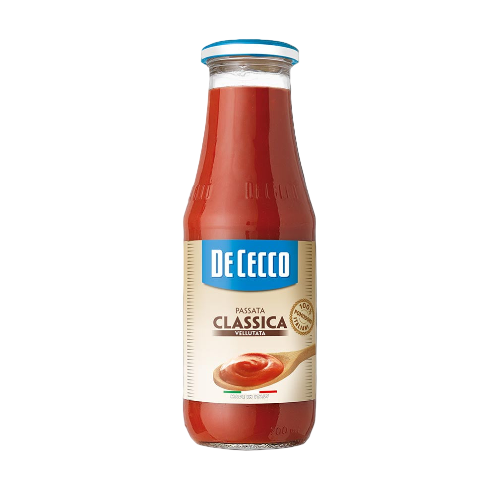 (Arrival Date 12/11) De Cecco Passata di Pomodoro Classica 700g - Passate e Pomodori in scatola - De Cecco