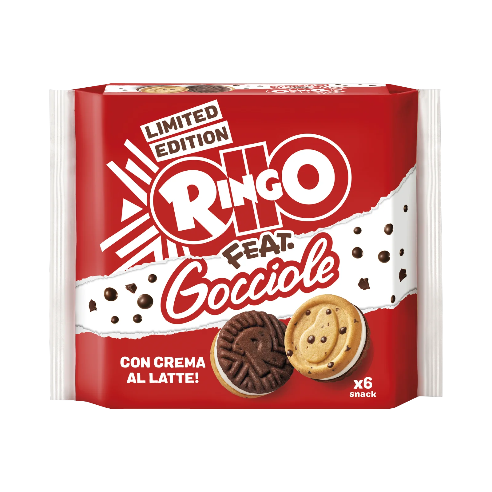 Pavesi Ringo feat. Gocciole 6 Snack 165 g