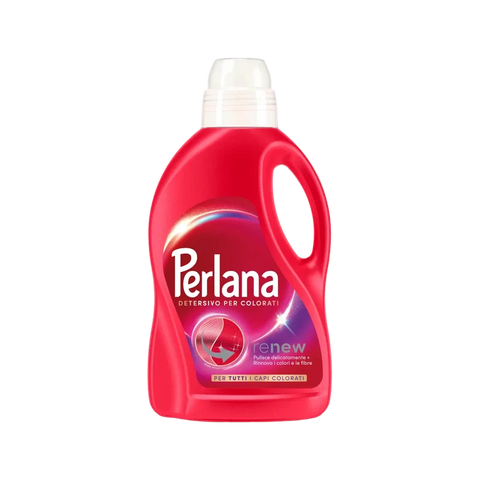 Perlana Renew Detersivo Capi Colorati 1,4 L, flacone rosso con tappo dosatore