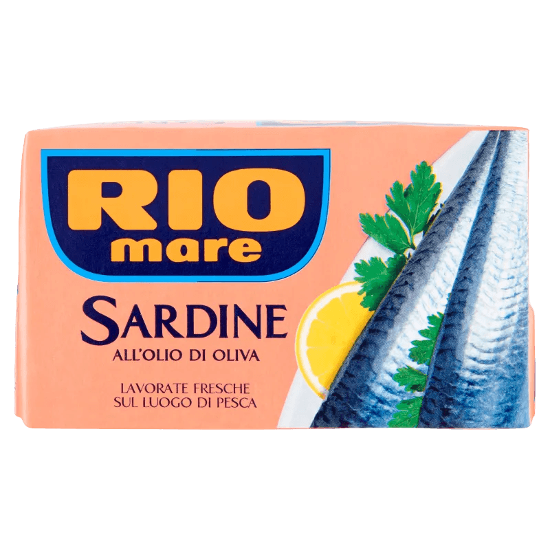 Rio Mare Sardine all'Olio di Oliva - 120 gr - Tonno ed Ansjovis - Rio Mare