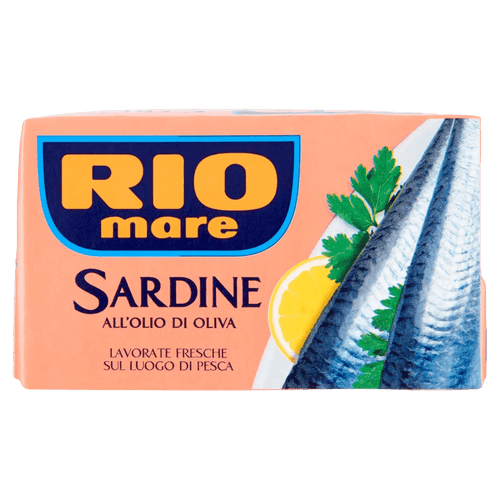Rio Mare Sardine all'Olio di Oliva - 120 gr - Tonno ed Ansjovis - Rio Mare