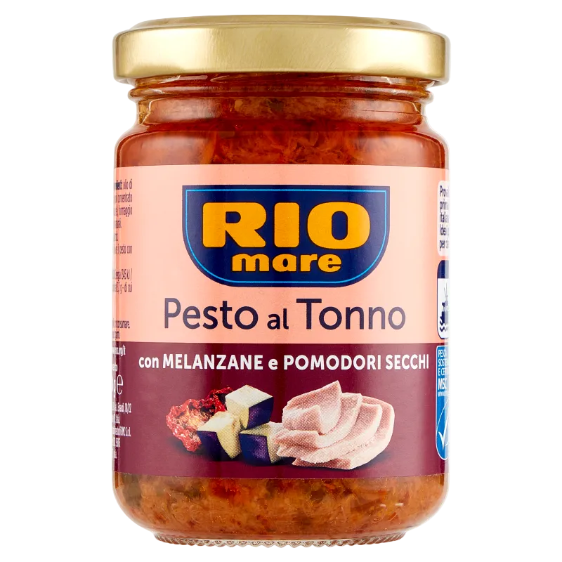 Rio Mare Pesto al Tonno con Melanzane e Pomodori Secchi 130 g