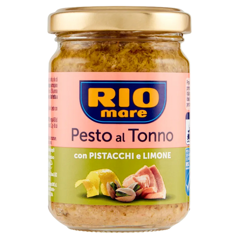Rio Mare Pesto al Tonno con Pistacchi e Limone 130 g, pesto con tonno, pistacchi e limone