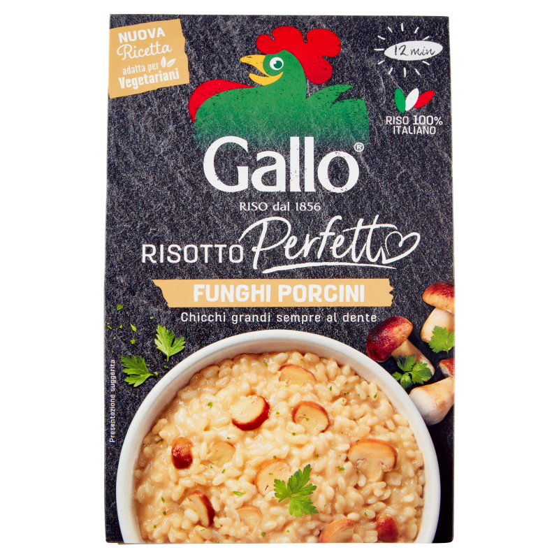 Gallo Risotto ai Funghi Porcini - 175 gr - Risotti pronti - Gallo