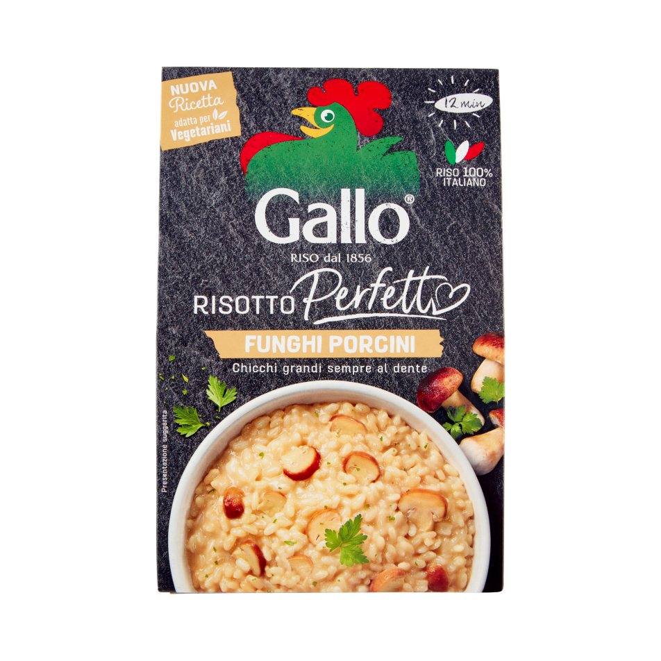 Gallo Risotto ai Funghi Porcini - 175 gr - Rijsttti pronti - Gallo
