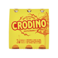 Crodino Biondo alcoholvrije aperitief 3 x 175 ml, gele verpakking met drie flesjes