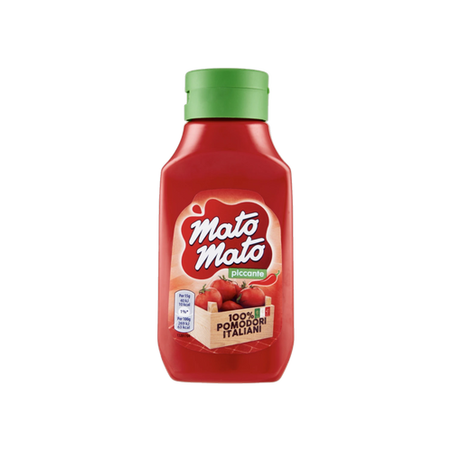 Kraft Mato Mato pittige ketchup 390 g, rode knijpfles met groene dop