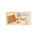 Mulino Bianco Rigoli koekjes 400 g, geel pak met koekjes in beeld