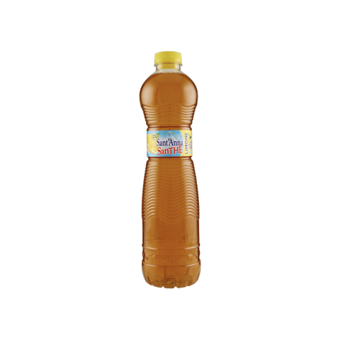 Sant'Anna SanThè Limone 1,5 L, bottiglia PET con tè dorato e tappo giallo