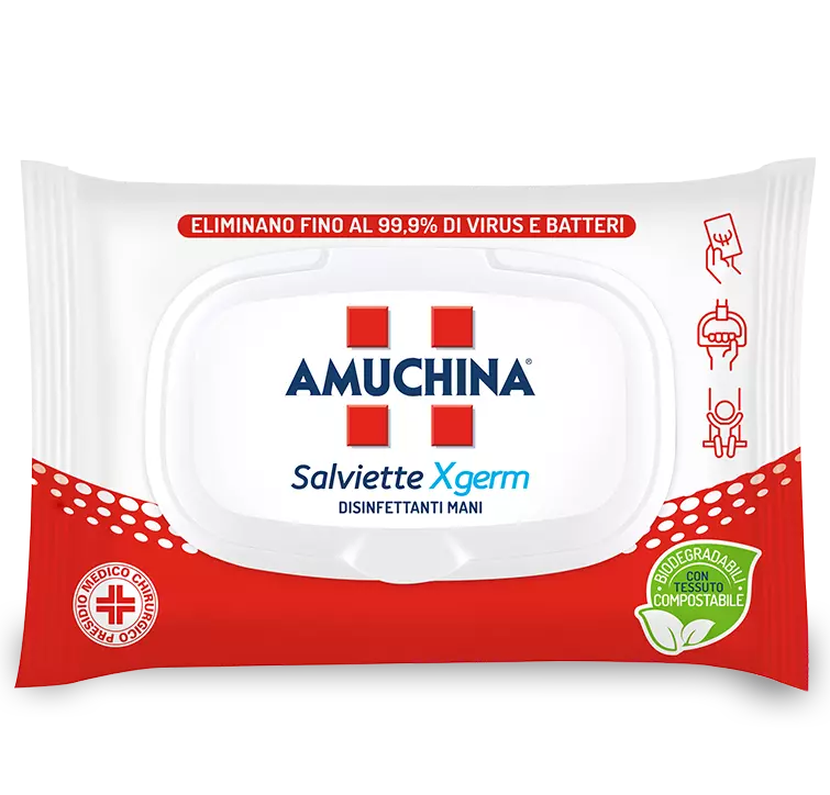 Amuchina Salviette Xgerm Disinfettanti Mani 20 Salviette