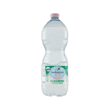San Benedetto Acqua Minerale Naturale 1 L, bottiglia EcoGreen Easy in PET trasparente