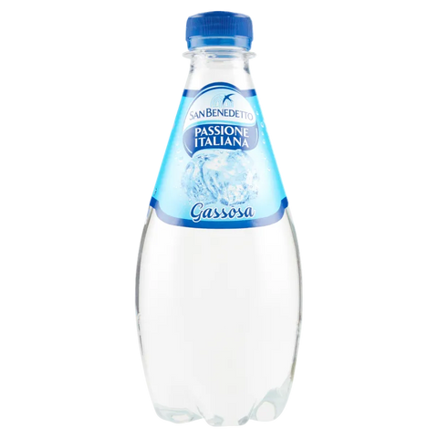 San Benedetto Gassosa Passione Italiana 400 ml, bottiglia PET sagomata con etichetta azzurra