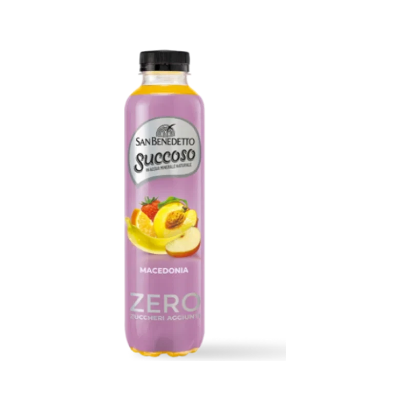 San Benedetto Succoso Macedonia Zero Zuccheri Aggiunti 400 ml - Dranken - San Benedetto
