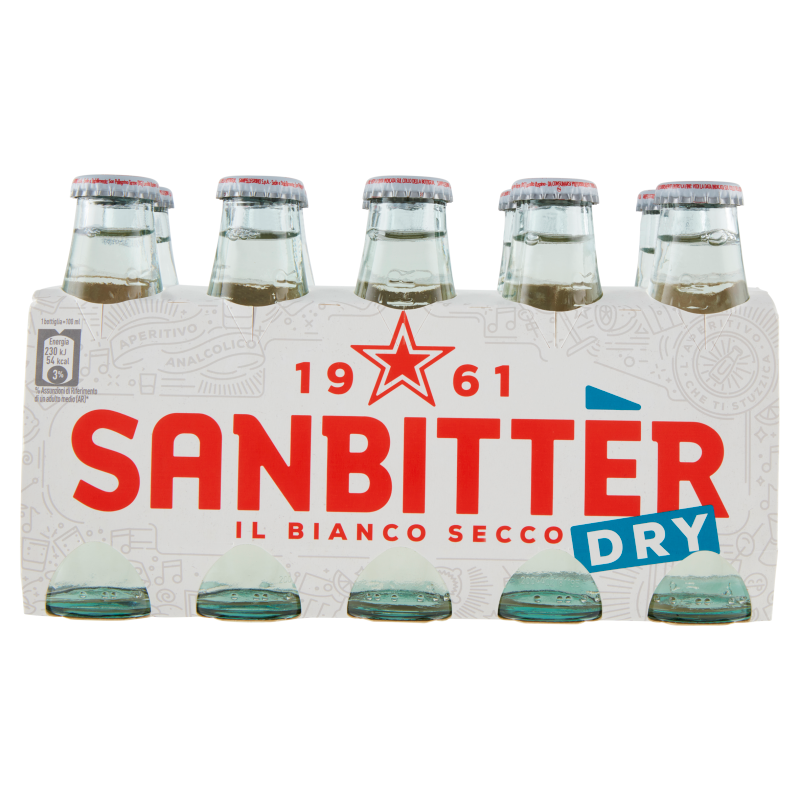 Sanbitter Dry – Aperitivo Analcolico – 10 × 10 cl