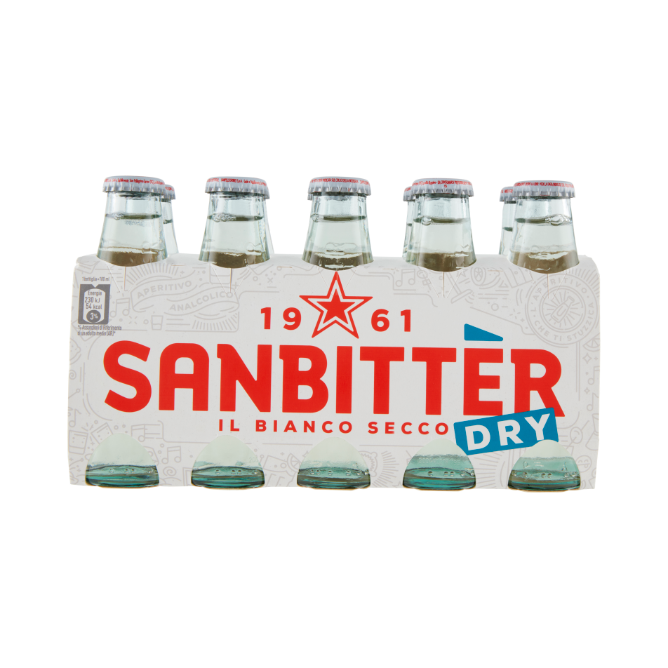 Sanbitter Dry – Aperitivo Analcolico – 10 × 10 cl - Bevande - Sanbittér