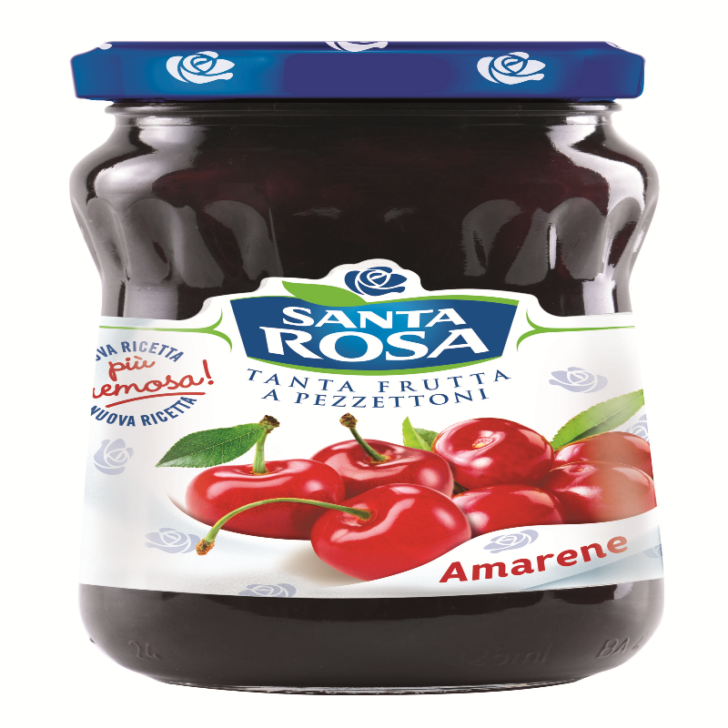 Santa Rosa Confettura Amarene - 350 gr - Creme spalmabili e Marmellate - Santa Rosa