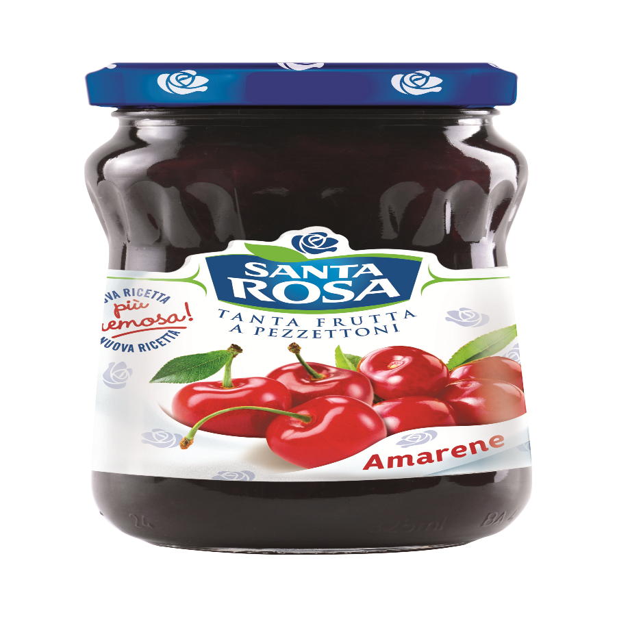 Santa Rosa Confettura Amarene - 350 gr - Creme spalmabili e Marmellate - Santa Rosa