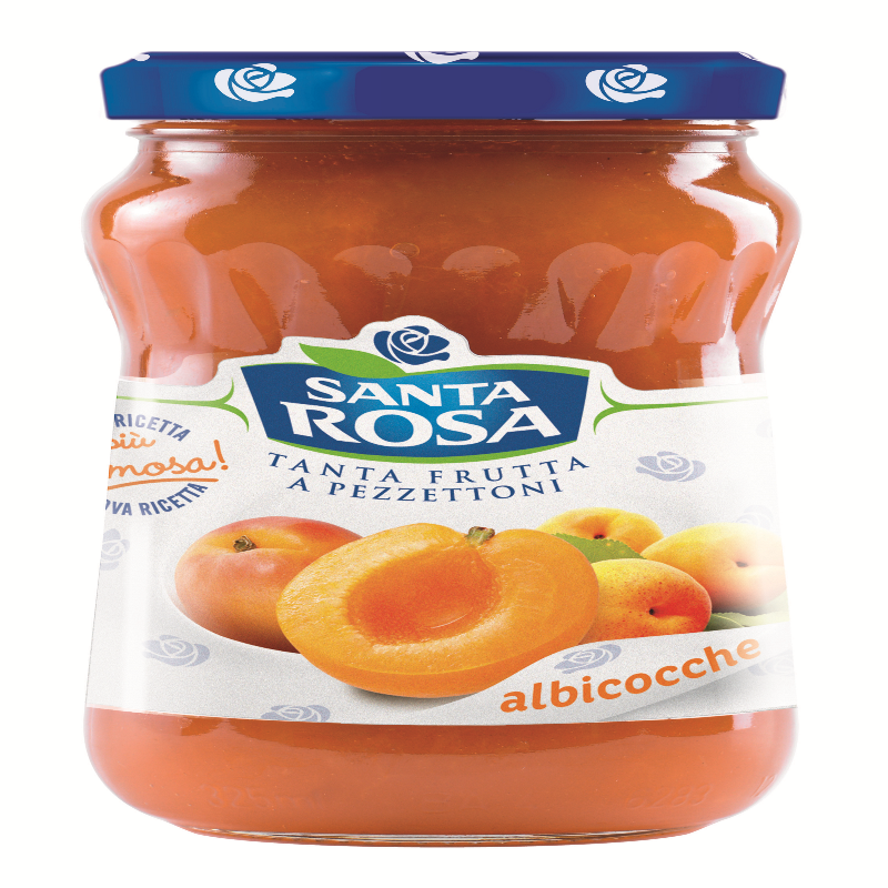 Santa Rosa Confettura Albicocche - 350 gr - Creme spalmabili e Marmellate - Santa Rosa