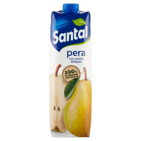Santal Pera 1 L, brik Tetra Prisma con tappo a vite