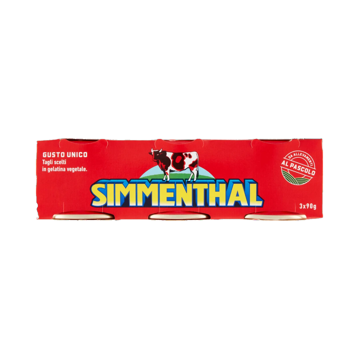 Simmenthal Carne Lessata 3x90g – Carne Bovino in Gelatina - Conserve - Simmenthal