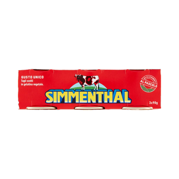 Simmenthal Carne Bovina in Gelatina 3 x 90 g, confezione con tre scatolette