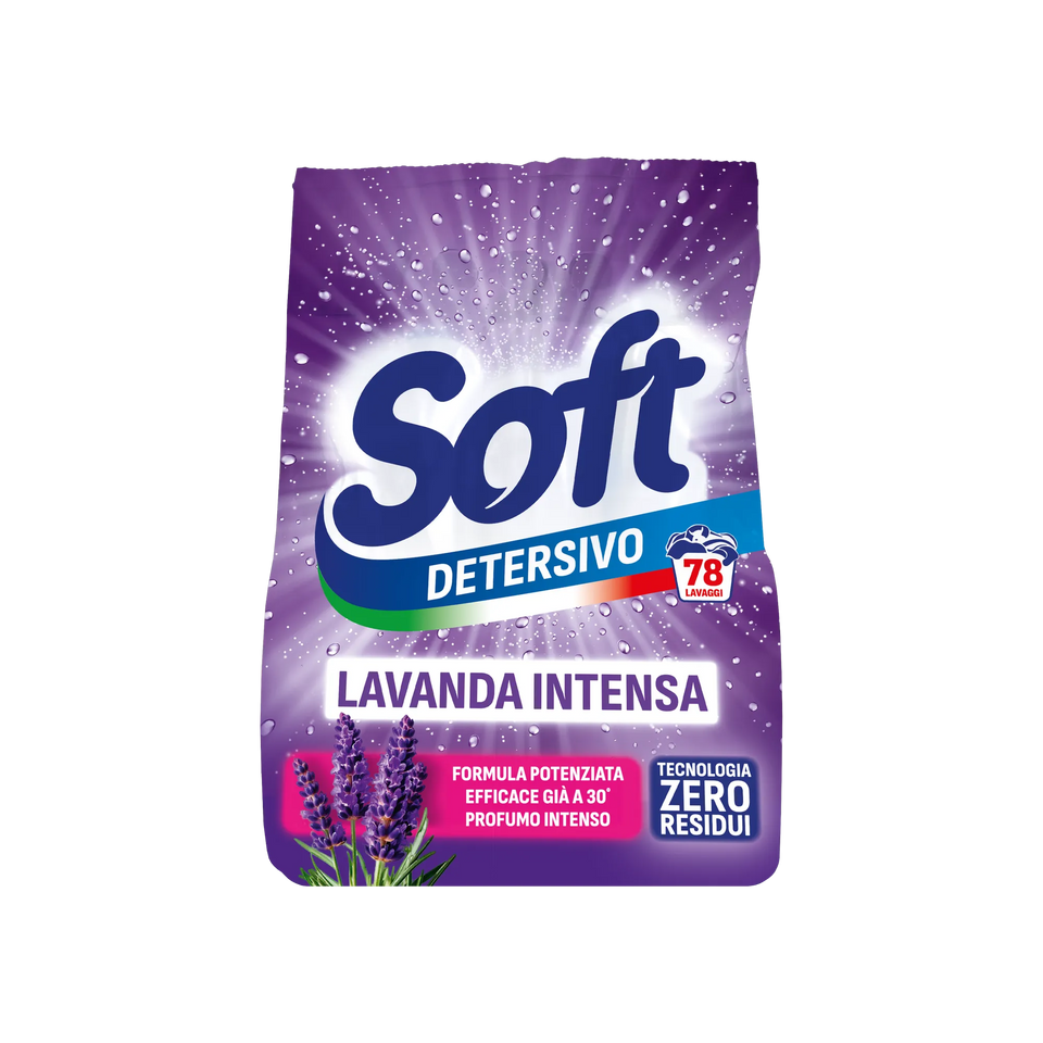 Detersivo in polvere Soft Lavanda Intensa 78 lavaggi 3,9 kg