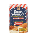 Molino Spadoni Farina Manitoba d'America 1 kg, blauw met rode zak met sterren en strepen