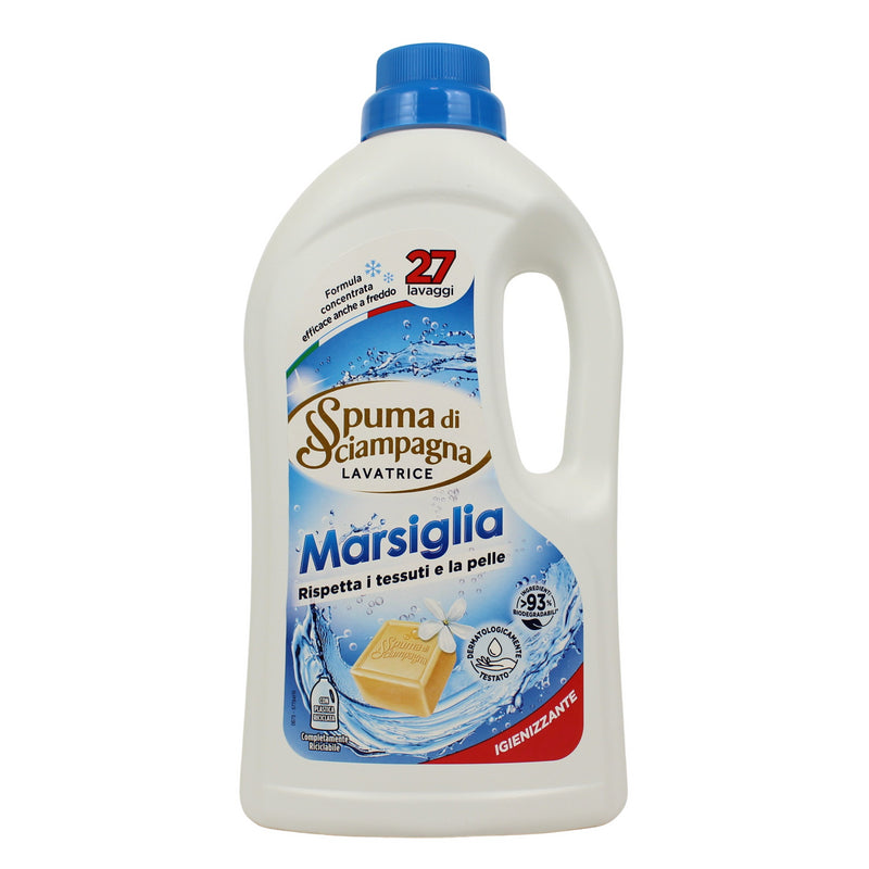 Spuma di Sciampagna Detersivo Lavatrice Marsiglia 27 Lavaggi