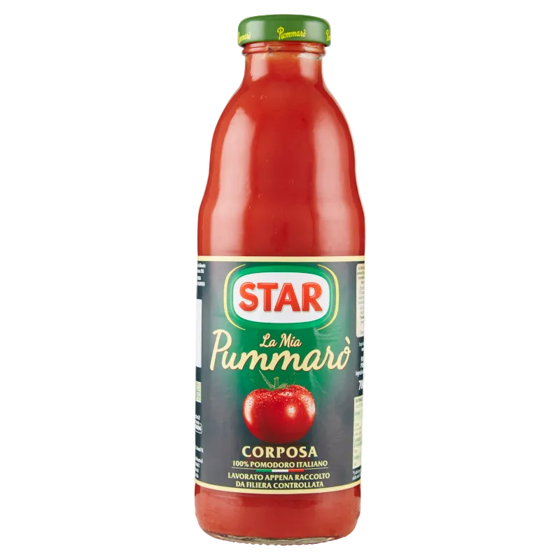 Star La Mia Pummarò gezeefde tomaten corposa 700 g, glazen fles