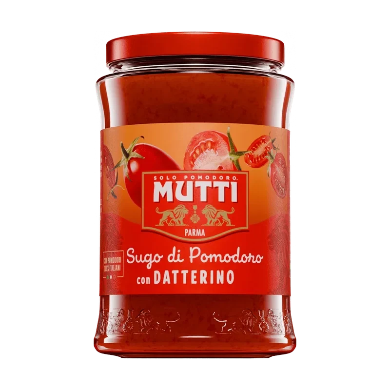 Mutti Sugo con Datterino e Olio EVO Ogliarola - 280 gr - Passate e Tomaten in scatola - Mutti