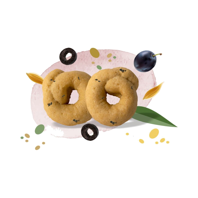 Tarallini alle Olive 250 gr - Fiore di Puglia - Snacks Salati - Fiore di Puglia