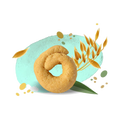 Fiore di Puglia Taralli Gusto Classico 250 g, tarallo da forno con olio extra vergine di oliva