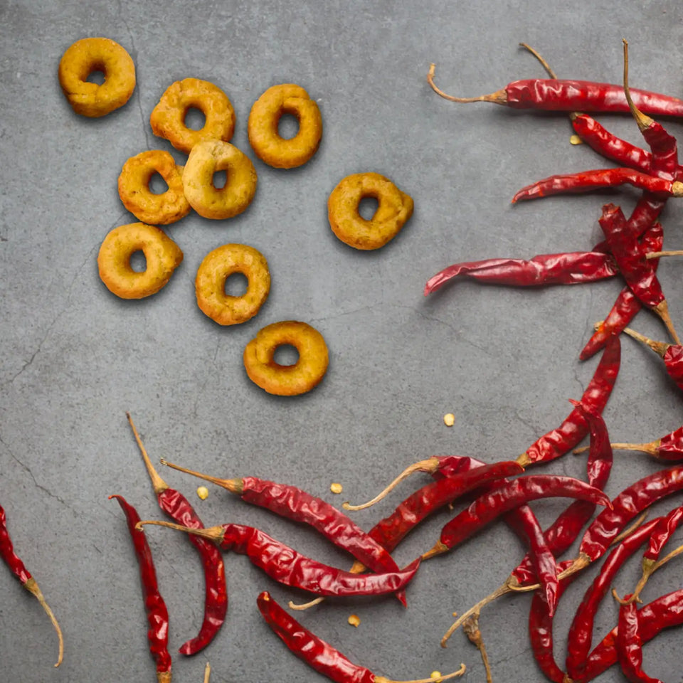 Vengo dalla Puglia Tarallini Pugliesi al Peperoncino 400 g, foto d'atmosfera