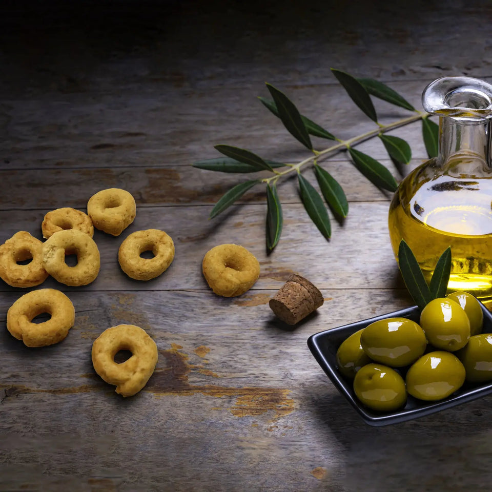 Vengo dalla Puglia Tarallini Pugliesi all'Olio 400 g, foto d'atmosfera