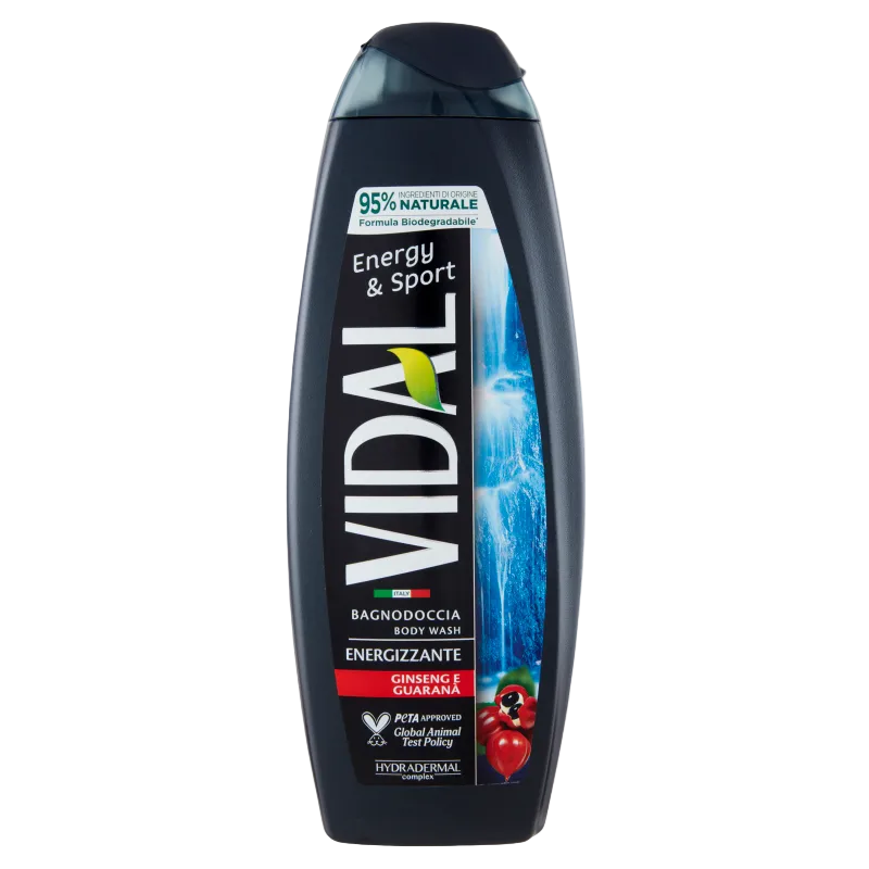 Vidal Bagnoschiuma Energy & Sport 500 ml