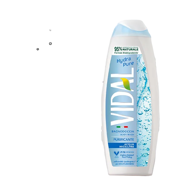 Vidal Bagnoschiuma Hydra Pure 500 ml