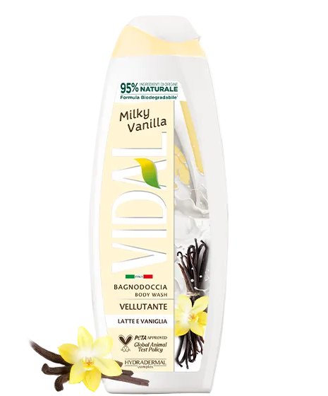 Vidal Bagnoschiuma Milky Vanilla 500 ml