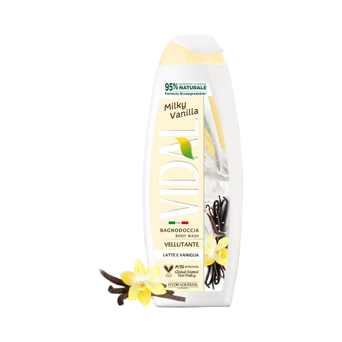 Vidal Bagnoschiuma Milky Vanilla 500 ml