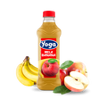 Yoga Mela Banana 1 L, bottiglia PET con bevanda cremosa chiara